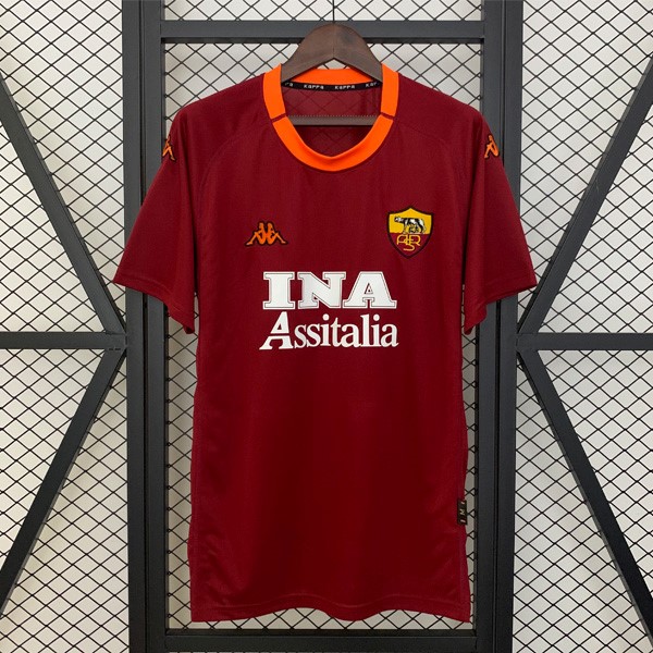 Camiseta Roma Primera equipo Retro 2000-2001